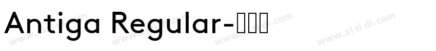 Antiga Regular字体转换